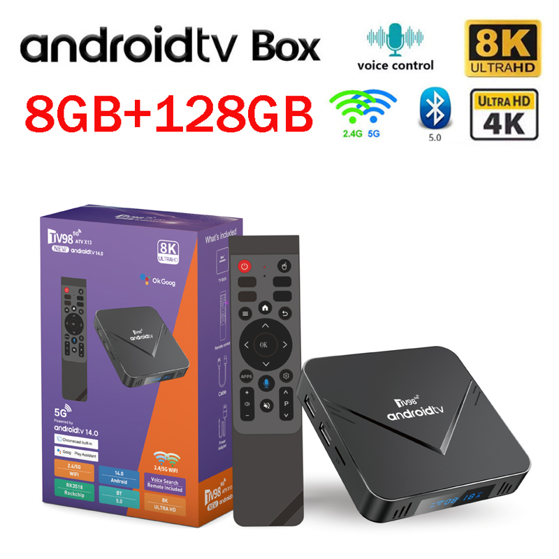 Radxa Rock 5B 16Gb - Boîtier TV intelligent 4K 8K HD