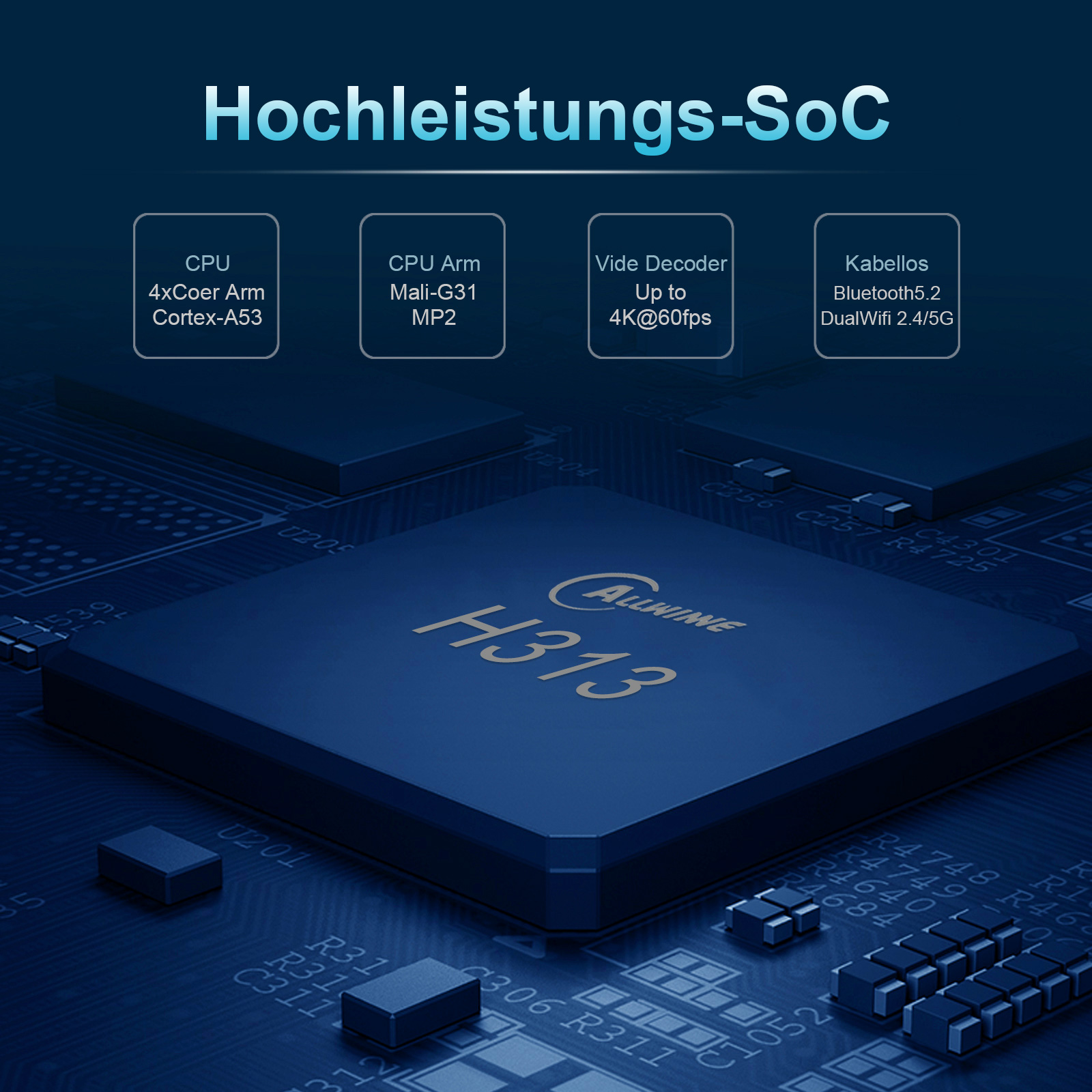 IOTWE T95Q 8K Support Android1 - Radxa Rock 5B 16Gb avis et prix
